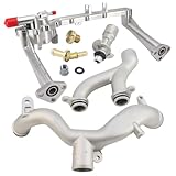YINAVAGAD Upgraded Aluminum Coolant Water Pipe System Kit for Land Rover Range Rover Sport LR4 2010-2021, for Jaguar XF XJ XE 3.0L V6, Replaces LR109401 LR092992 LR090630 LR049990