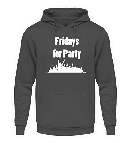 Pull à capuche gris Fridays for Party XXL pour vos soirées chill et week-ends
