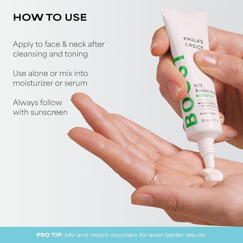 Paula's Choice BOOST 10% Azelaic Acid Booster Cream Gel, Licorice Extract & Salicylic Acid, Oil-Free Skin Serum, Fragrance-Free, 30 ml — view 6