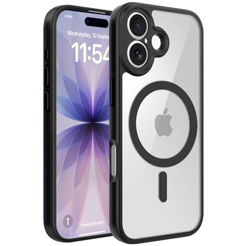 Image of Enflamo for iPhone 17 Crystal Clear Transparent Hard Back Cover Case for iPhone 2025 | Ultra Hybrid | Camera Bump Protection