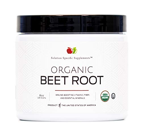 Pure Organic Beet Root Powder Supplement - 8oz 60 Serving Pure Organic Beetroot