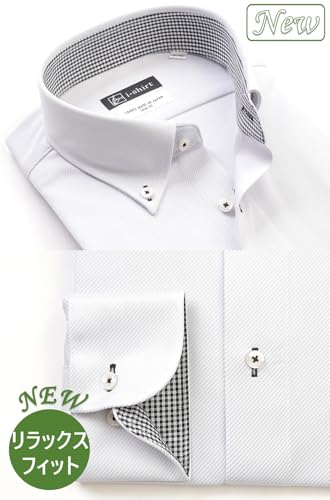 i-Shirt 完全ノーアイロン ストレッチ 超速乾 リラックスフィット 胴回りゆったり L~6Lサイズ 長袖 アイシャツ ワイシャツ メンズ 形態安定 の商品画像 1