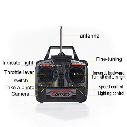Aored 75 Cm Rc With Remote Control For 3.5 Channel Internal Large Helicopter For Rc Flight With Steering And Led Lights Large Remote Control Aircraft Charging Aircraft Resist (Color : Blue) #TOP27
