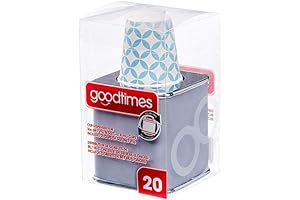 Goodtimes Small Cup Dispenser and Cups - The Perfect Addition to Your Kitchen