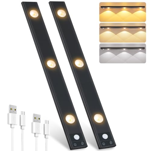 Pak Under Cabinet Lights, Rechargeable Motion Sensor Light Indoor, Wireless
