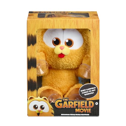 Animagic Baby Garfield   Peluche con ventosa de 8 pulgadas