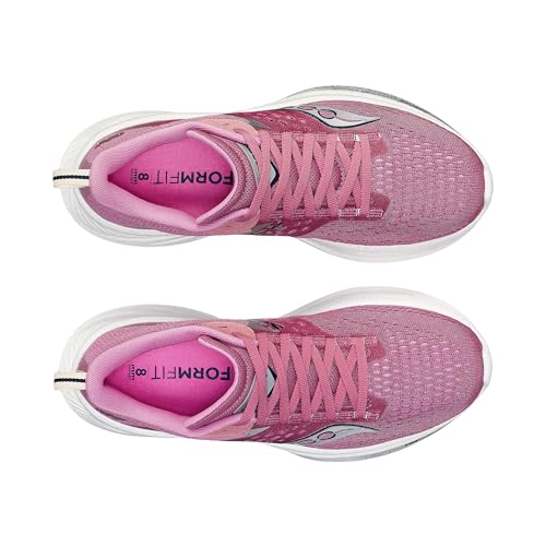 Image of Saucony Women's Ride 17 Sneaker, Orchid /Silver, 5.5 Wide