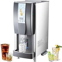 Commercial Ice Maker Countertop, 12 Cubes Ready in 4 Mins, 175lbs in 24Hrs, Intelligent Sensing Ice Machine with RO Fiber Membrane Filter, 132lbs Nugget Ice Maker for Home, Office, Kitchen