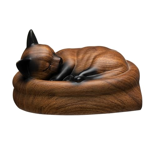 PETQTBB Katzen-Urne für kleine Haustiere, stilvolle Katzenurnen für Asche, hochwertige Haustierurnen...