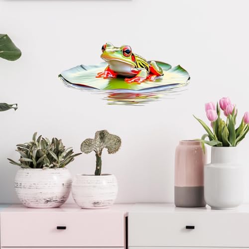Vinilo Decorativo Rana de Árbol para Pared miniatura 1