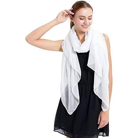 Foulard KAVINGKALY Coton Blanc Cover
