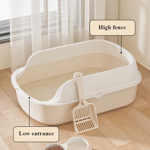 Caja sanitaria abierta para gatos, lavable y desmontable miniatura 3