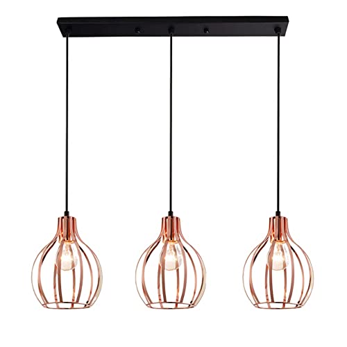 Chandelier fer retro industrial E27 suspension luminaire restaurant 150cm