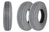 BISOMO 2X Reifen, Anhängerreifen 4.80/4.00-8 Zoll, 4PR, 62N Tragkraft 265 kg pro Reifen, 140 km/h, TL tubeless