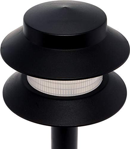 Paradise Plastic Path Stake Light (Black, 8 Pack) #TOP4