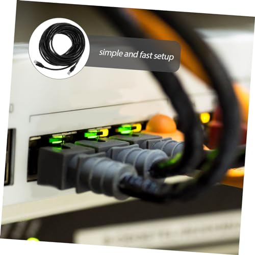 Cable Ethernet Cat6 Housoutil 10 m Negro miniatura 2