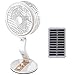 Ventilatore Solare USB Pannello Solare Alimentato,Ventilatore Portatile Pieghevole Ventilatore Con Luce Notturna,4W Ventilatore Da Scrivania Silenzioso,Per Casa Ufficio Campeggio,D'oro