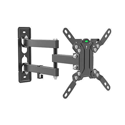 Mount Plus 1095-31 Tilt Swivel Corner Wall Mount With Bundle Single Glass Shelf Of Cable Box Dvd Player Stereo Components For Most 13" To 42" (Vesa 100X100 200X100 200X200) Lcd Led Hdtv #TOP1