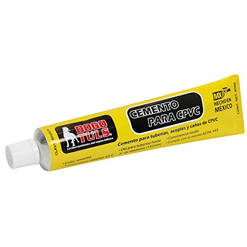 Pegamento CPVC en tubo 60 mL amarillo miniatura 1