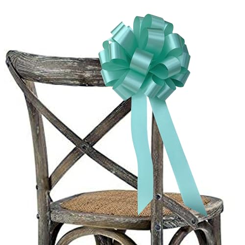 Mint Green Pull Bows with Tails - 8