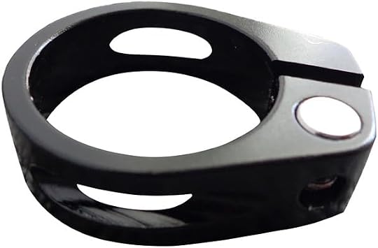 Bike Seat Post Clamp,Bike Seat Clamp 34.9mm Seatpost Clamp Seat Or Saddle Clamp Compatible with 31.6 SeatPost Tube Clamp