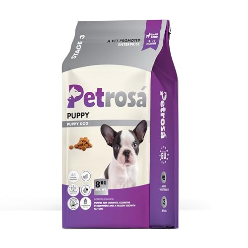 Image of Small Breed Puppy Dog Food (2 to 10 Months), 8 Kg, 30% High Protein with DHA & Prebiotics, Growth & Digestion Formula