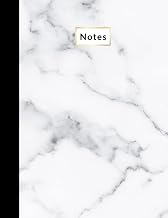 Marble Effect Paperback Composition Notebook Sleek Clean Aesthetic - College Ruled: 2021 Back-to-School Vibes - Simple Modern and Chic