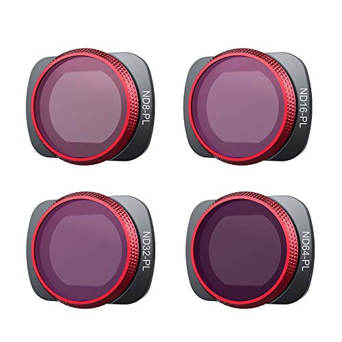 PGYTECH OSMO Conjunto de 2 filtros de bolso ND-PL (NDPL 8 16 32 64 (profissional)