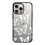 White Transparent Butterfly Pattern