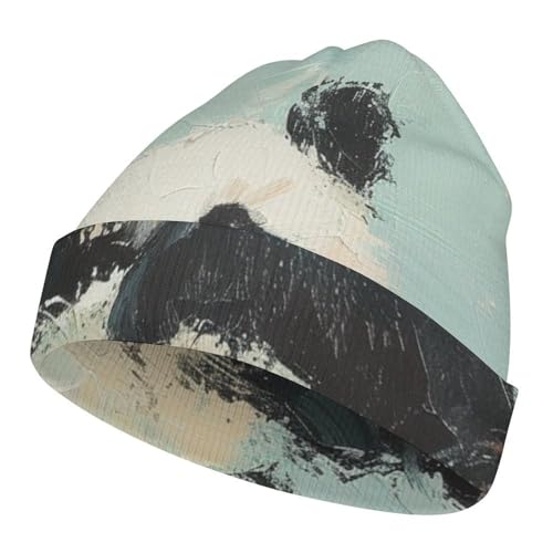 Cute Red PandasChildren's Warm Knitted Hat, Suitable for All Seasons and Daily Wear