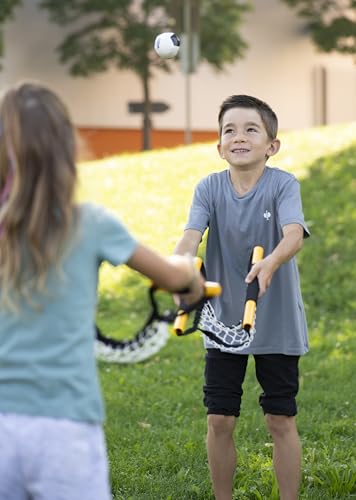 Betzold Sport - Bouncing-Ball-Set, Rückschlagspiel, Sport, mit 2 Netzen und einem Ball