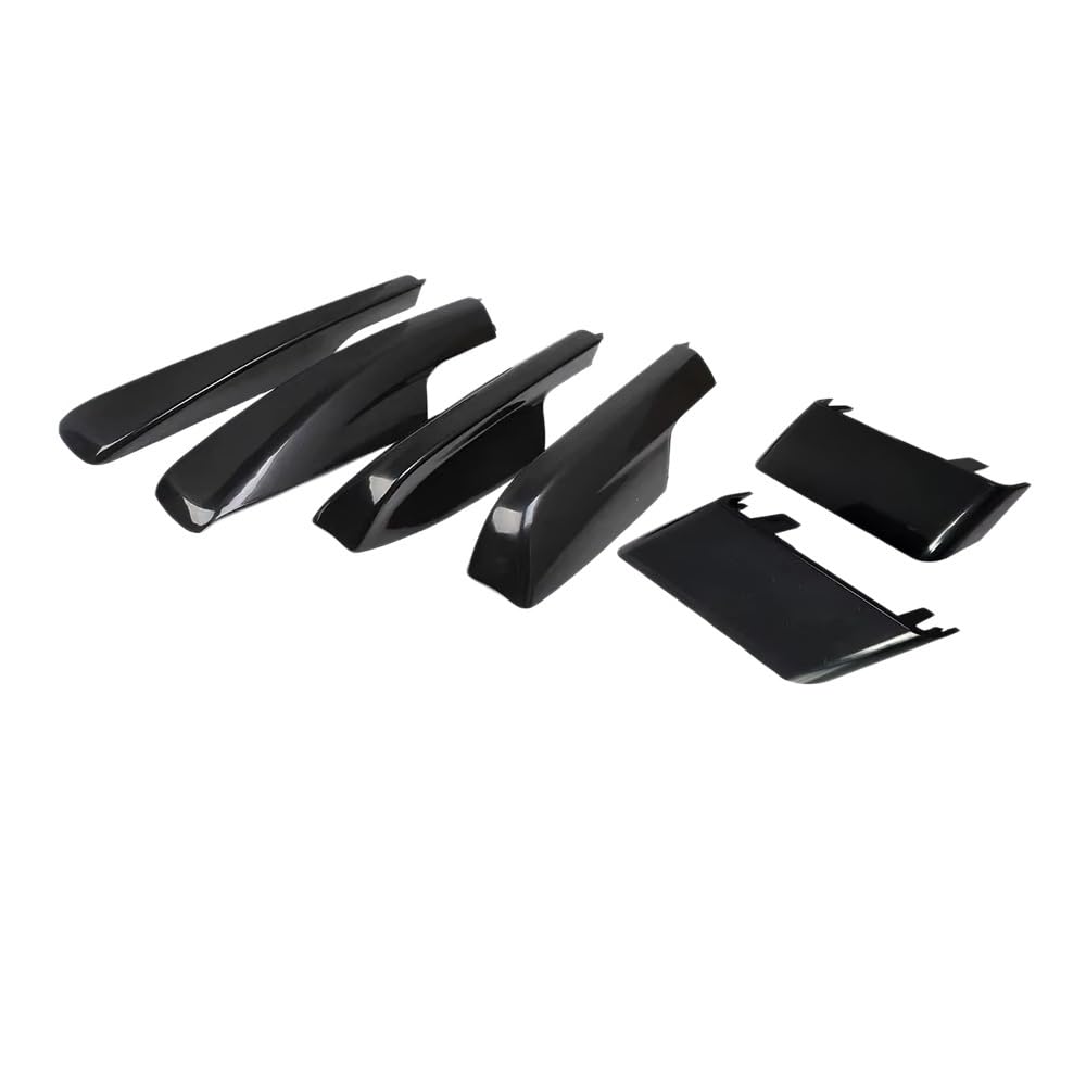 Couverture Porte-Bagages Toit pour Highlander 2001 – 2007 6 Pièces Couvercle D'extrémité Rail Support Chargement Coque Bagages Capuchons Support de Toit pour Voiture