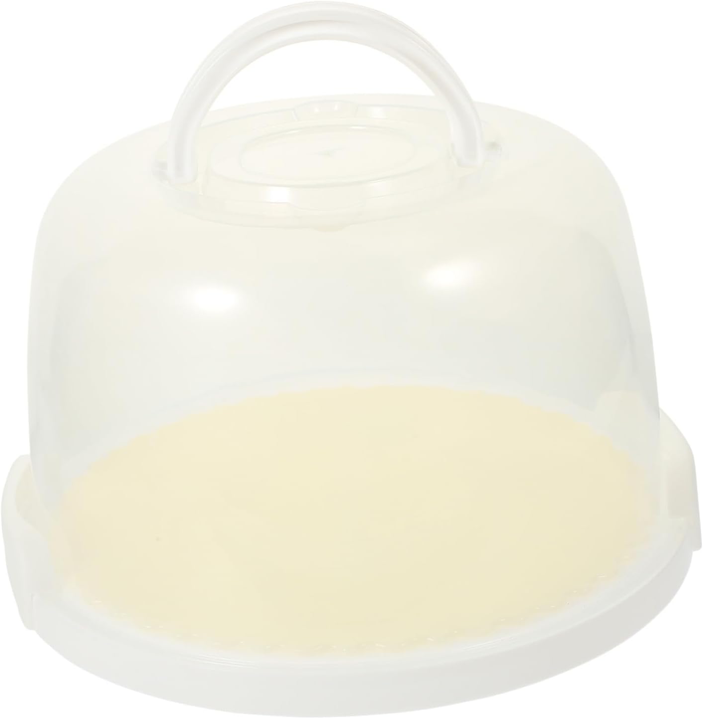 Luxshiny Reusable Cake Container with Lid Portable Cake Carrier Box for Bakery Shop Home Use Lightweight and Compact with Handle for Easy Transport and Storage