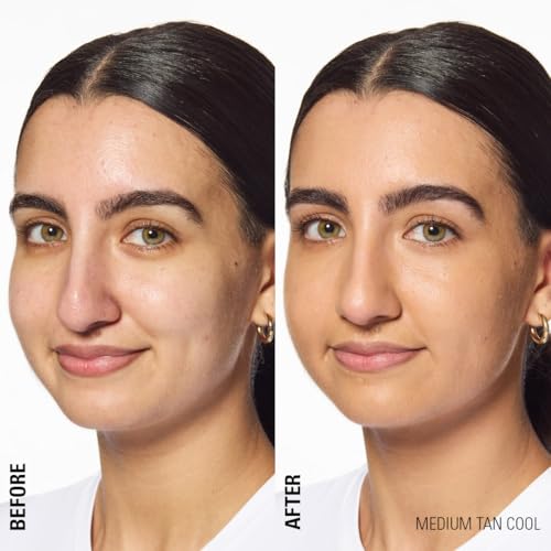 Image of Revolution Superdewy Cushion Foundation, Medium Tan Cool | Matte Finish for Dark Circles, Redness & Blemishes, Vegan & Cruelty-Free, 0.11 fl oz