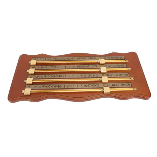 Marcador de billar de madera para competencia miniatura 5