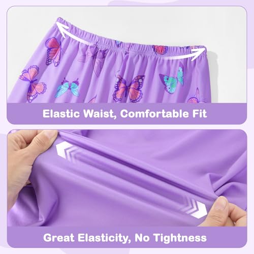Image of FIOBEE Girls Pajamas Sets 2PCS Summer Pajama Sleepwear Kids Pjs Clothes Short Sleeve for Teen Girl Size 3-14