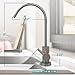 Metpure Non Air NSF Certified Gap RO Drinking Water Filtration System Water Dispenser Spout (Brushed Nickel) Euro Style with Drinking Water Faucet Wrench.