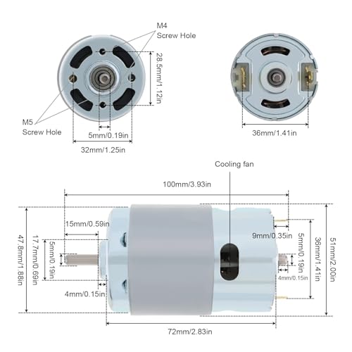 Moteur à courant continu 895 pour outil électrique d'atelier - 3
