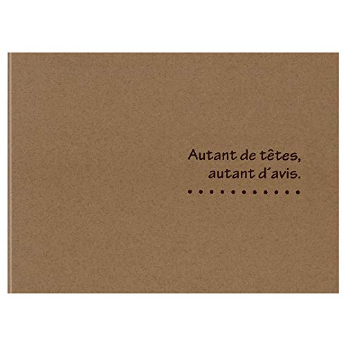 HAKUBA 写真台紙 ランス ドゥ Lサイズ 2面(ヨコ・ヨコ) ブラウン MRCDO-LY2BR