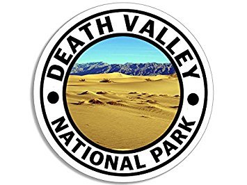GHaynes Distributing Magnet Round Death Valley National Park Magnet(Hike Travel rv) Size: 4 x 4 inch