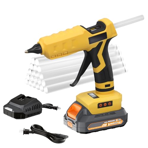 MaxMore Cordless Hot Melt Glue Gun Compatible with DeWalt 20V