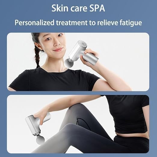 Image of Massage Machine for Body Pain - Mini Massage Gun for Deep Tissue, Muscle & Body Pain Relief - Handheld, Battery Powered Massager for Neck, Shoulder, Back, Foot (Multicolor)
