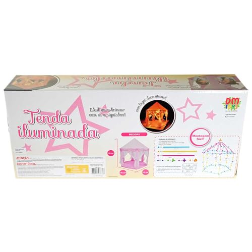 Barraca Infantil Tenda Iluminada, DM Toys, DMT5875