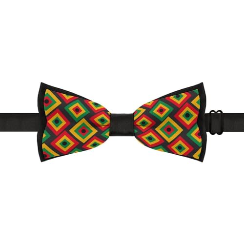GoasNei Black History Month 2022 Bow Tie for Men Adjustable Necktie Funny Tie Neck Ties for Weddings Party