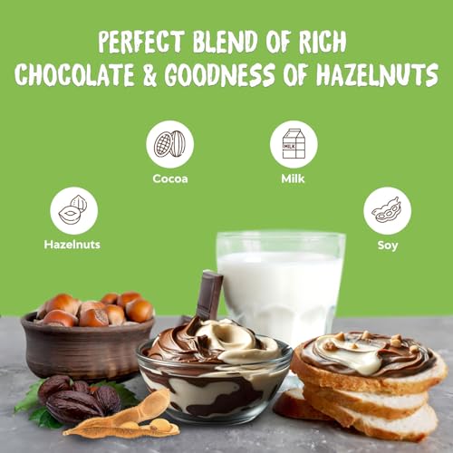 Image of Boni Choconuts Duo Hazelnut Spread With Cocoa - 400g | Netherland Chocolate Spread | Smooth & Spreadable (Pack of 3)
