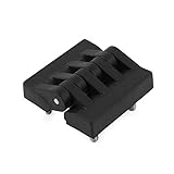 Ruilogod M6 Thread Dia 40 x 35mm Screw Distance Industrial Nylon Hinge Black (id: a64 83d d4f b31 7fb