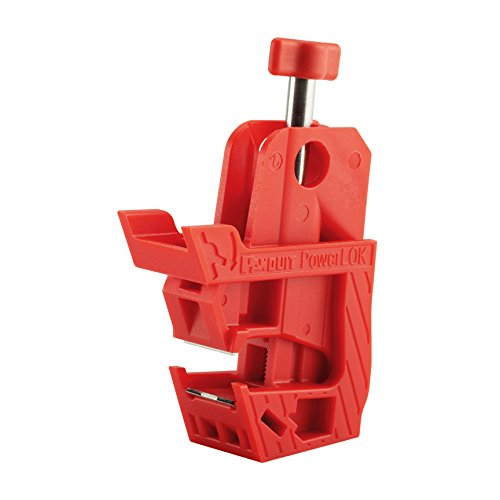 Panduit PSL-PCBNT-V Powerlok Circuit Breaker Lockout Device, No Tool, Red