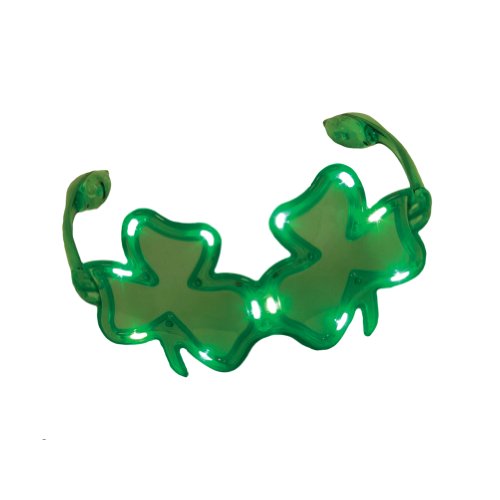 Flashing Shamrock Glasses