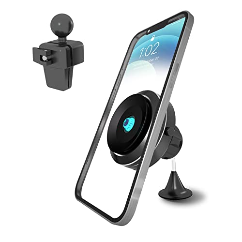 Newzueby Electric Suction Cup Phone Mount For Car – Car Phone Holder Mount, Dashboard And Air Vent– For All Cars, Installs In Minutes – Holds All Phones Up To 18Lbs– Phone Holder For Car Dashboard #TOP5