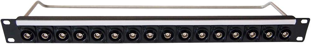 Rack 16X 50Ohm Ibnc Bm Fm M3, Tipo connettore BNC Patch Panel, Numero di porte 16Ports, Rack U Altezza 1U, Patch Pannelli Connettori